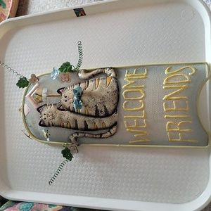 Welcome Friends sign